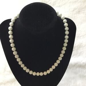 White Beads Necklace